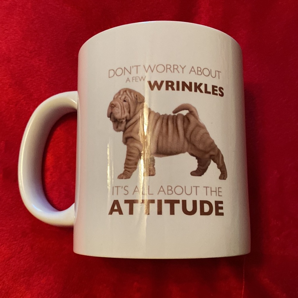 Shar pei large coffee cup